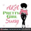 Aka Pretty Swag Svg Sorority Svg Alpha Kappa Svg Alpha Svg Aka Svg