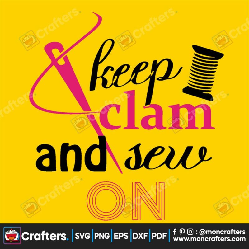 keep-clam-and-sew-on-svg-trending-svg-sewing-svg-clam-svg-needle-svg