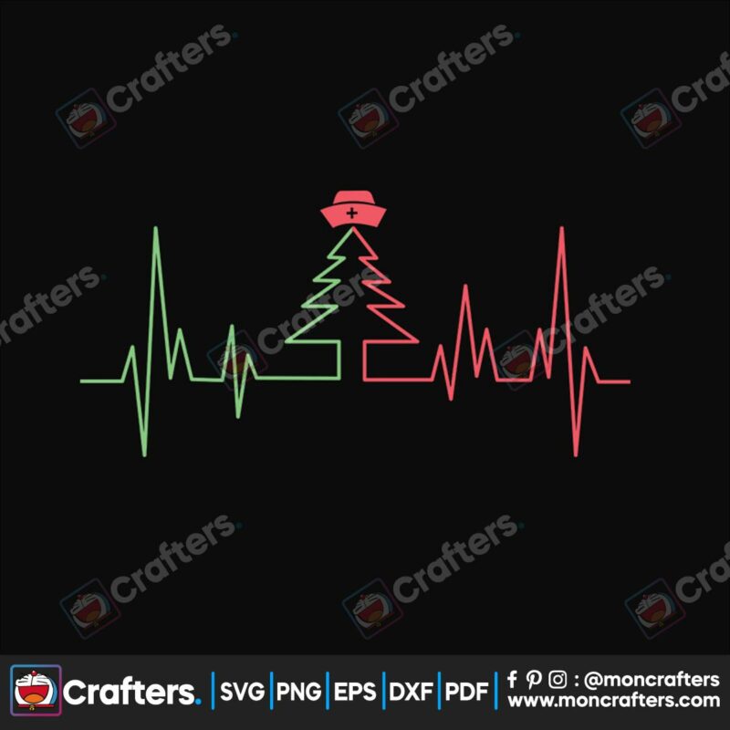 christmas-tree-heart-rate-svg-christmas-svg-christmas-tree-svg