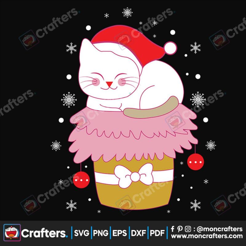 funny-cat-and-christmas-gift-svg-christmas-svg-funny-cat-svg