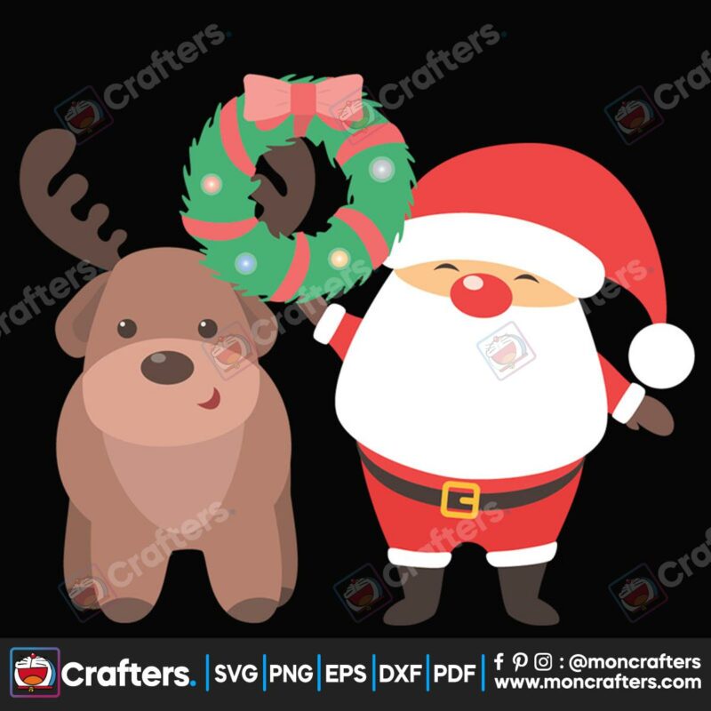 deer-and-santa-claus-svg-christmas-svg-santa-svg-christmas-deer-svg-weath-svg