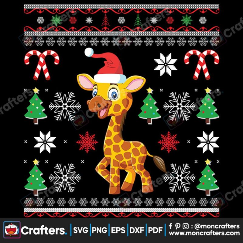 giraffee-ugly-christmas-svg-christmas-svg-giraffee-svg-christmas-winter-svg