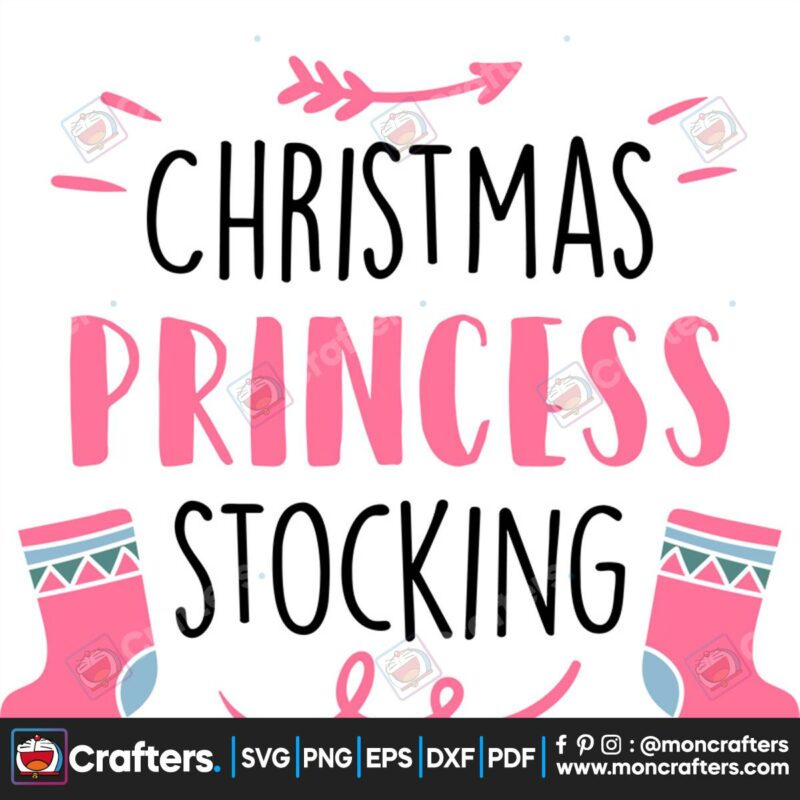 christmas-princess-stocking-svg-christmas-svg-princess-svg