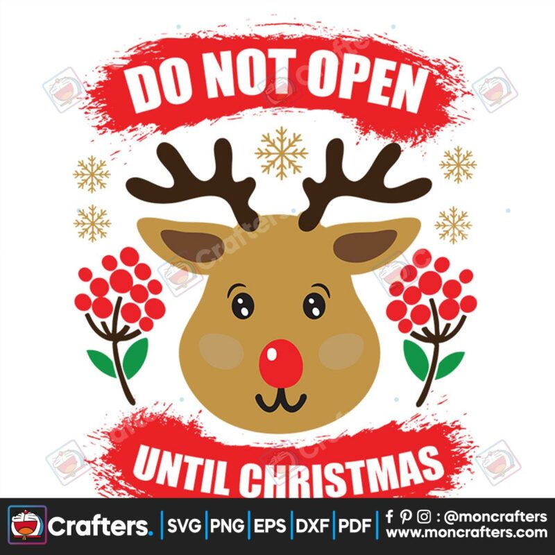 do-note-open-until-christmas-reindeer-face-svg-christmas-svg