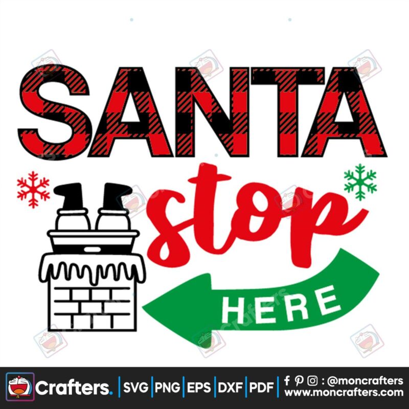 santa-stop-here-svg-christmas-svg-santa-claus-svg-plaid-santa-svg