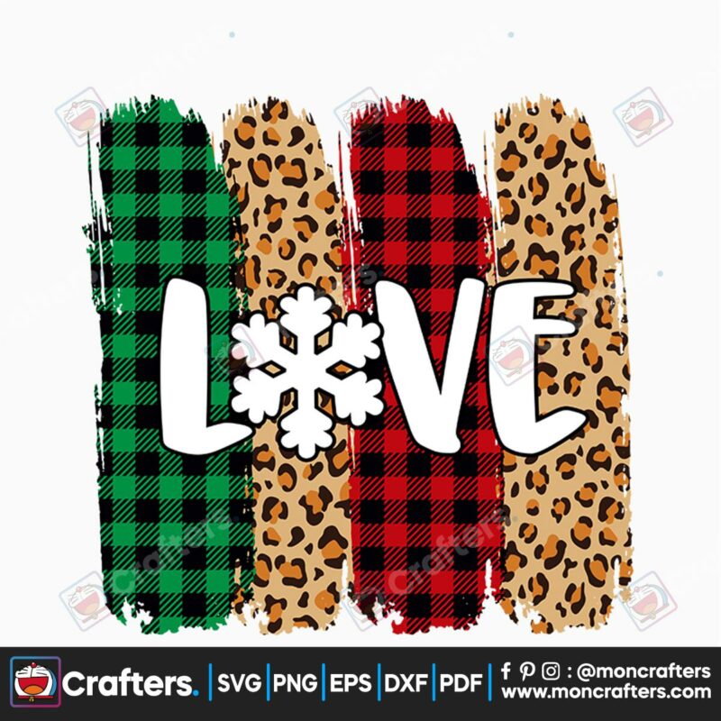 love-plaid-and-leopard-background-christmas-png-christmas-png