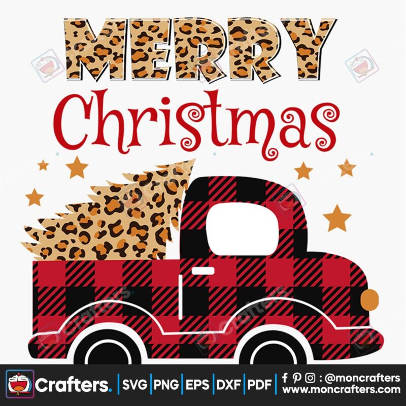 merry-christmas-and-plaid-truck-png-christmas-png-leopard-merry-png