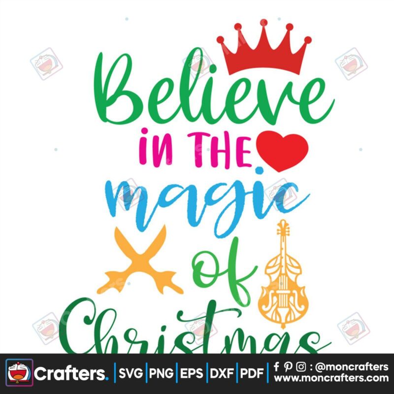 believe-in-the-magic-of-christmas-guitar-svg-christmas-svg