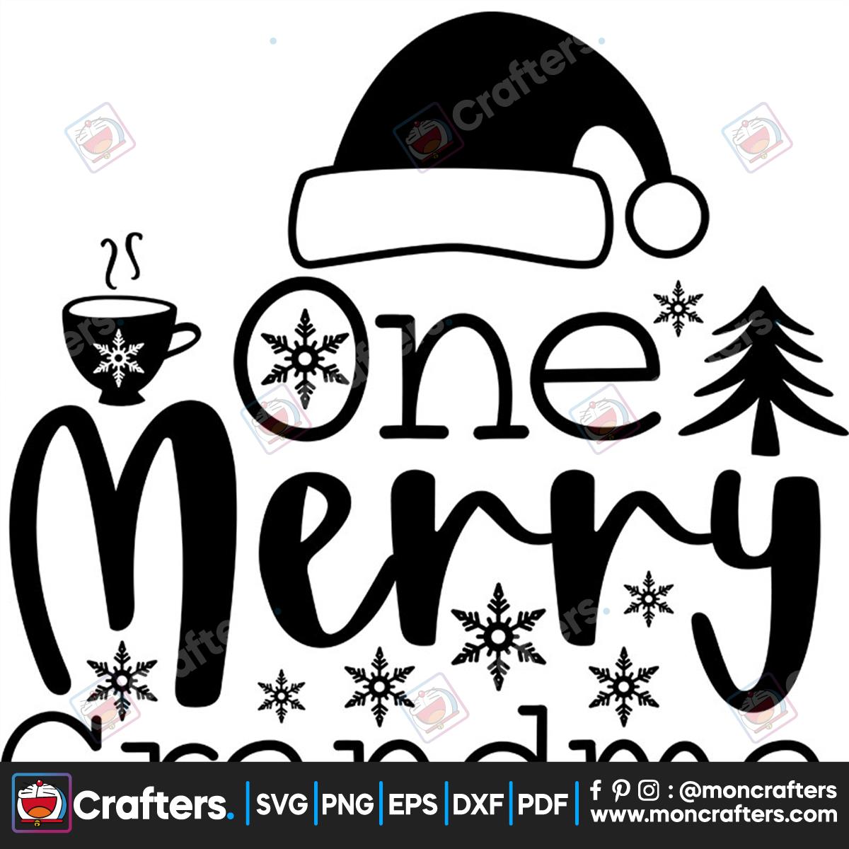 Oh Merry Grandma Svg Instant Download
