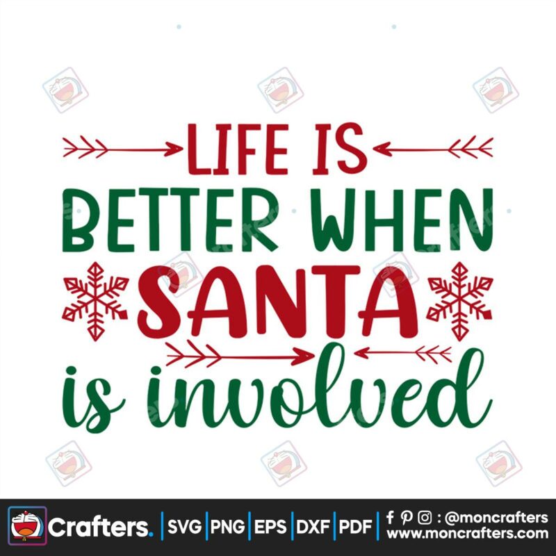 life-is-better-when-santa-is-involved-svg-christmas-svg-santa-is-involved-svg