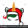 christmas-unicorn-face-svg-christmas-svg-unicorn-face-svg
