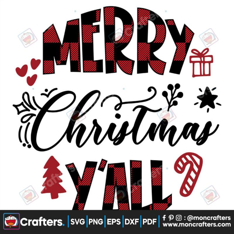 plaid-merry-christmas-yall-png-christmas-png-plaid-merry-png
