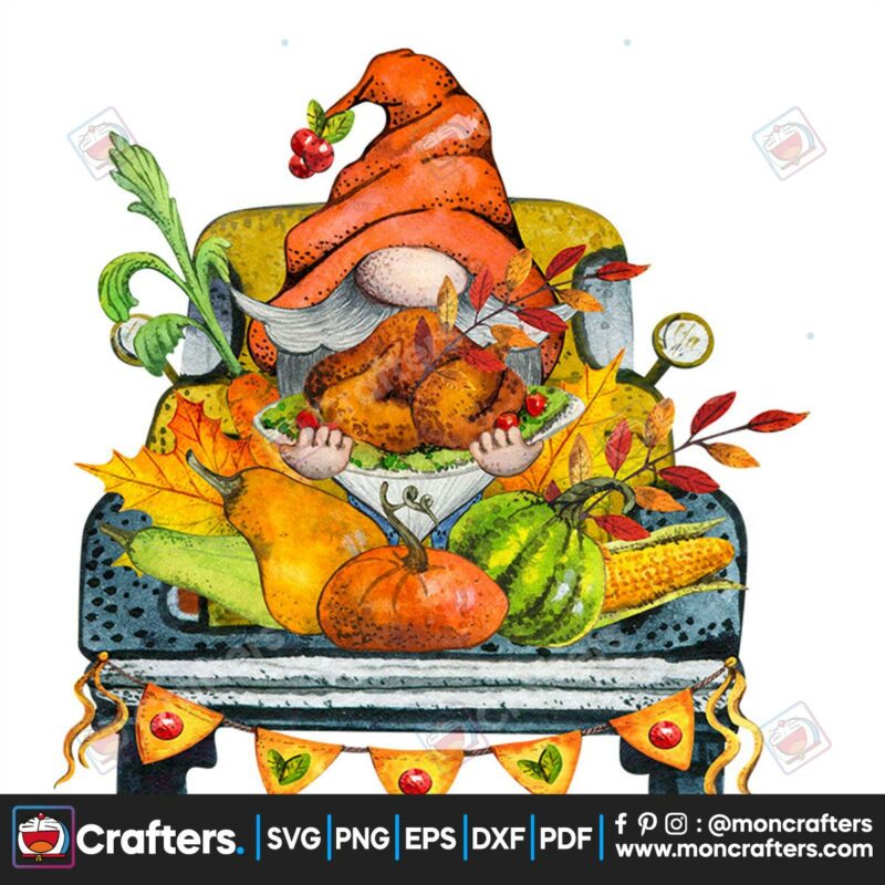 thankful-gnome-fall-truck-png-thanksgiving-png-thankful-png