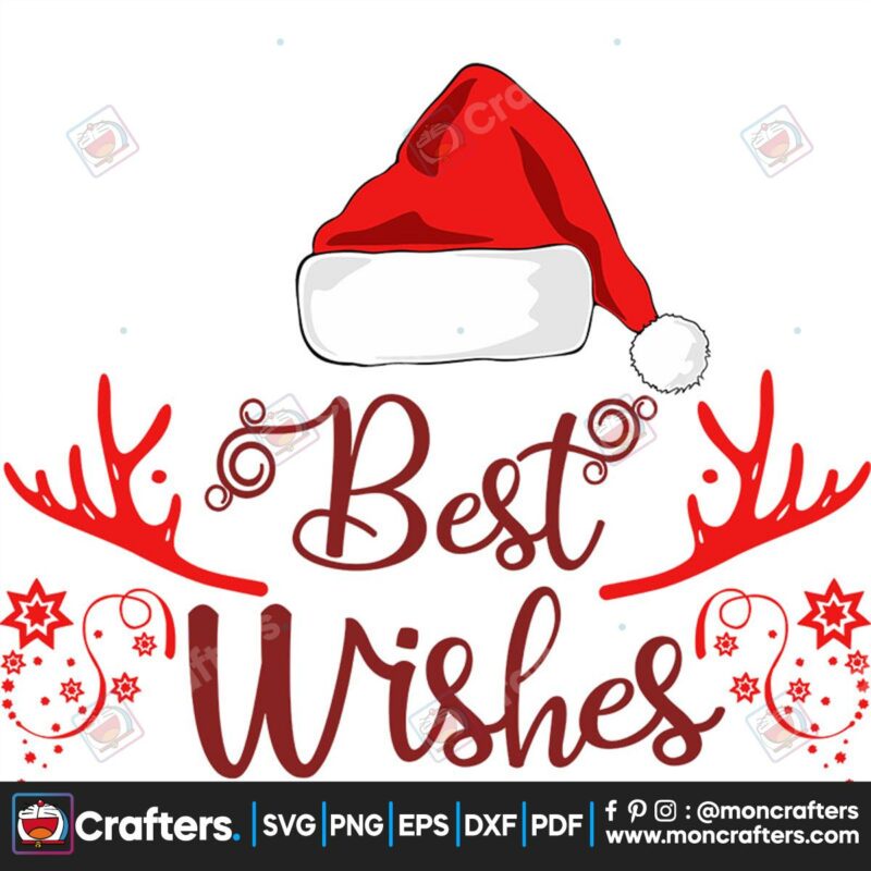 best-wishes-svg-christmas-svg-christmas-wish-svg-santa-hat-svg