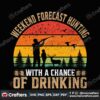 weekend-forecast-hunting-with-a-chance-of-drinking-christmas-svg