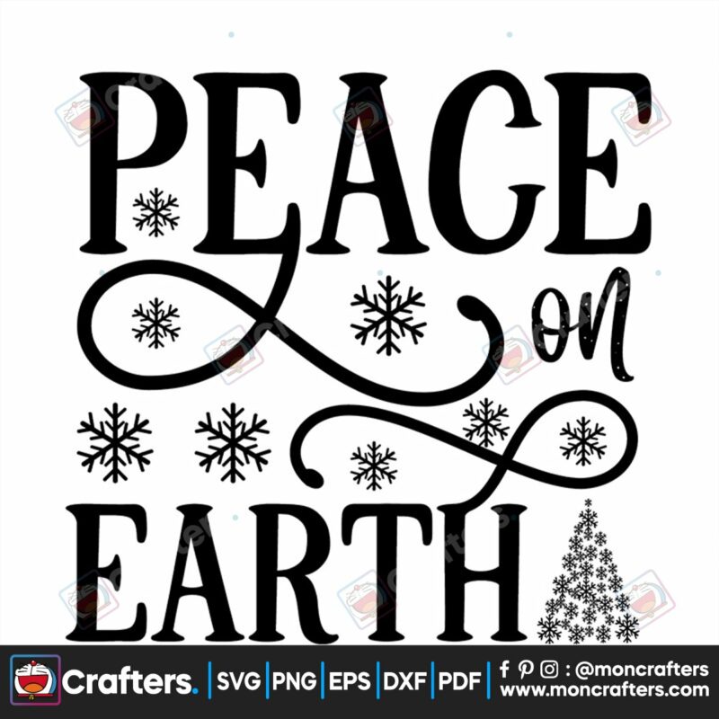 peace-on-earth-svg-christmas-svg-peace-christmas-svg-pine-tree-svg