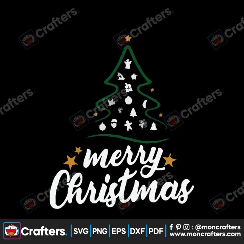 merry-christmas-pine-tree-and-ornament-svg-christmas-svg