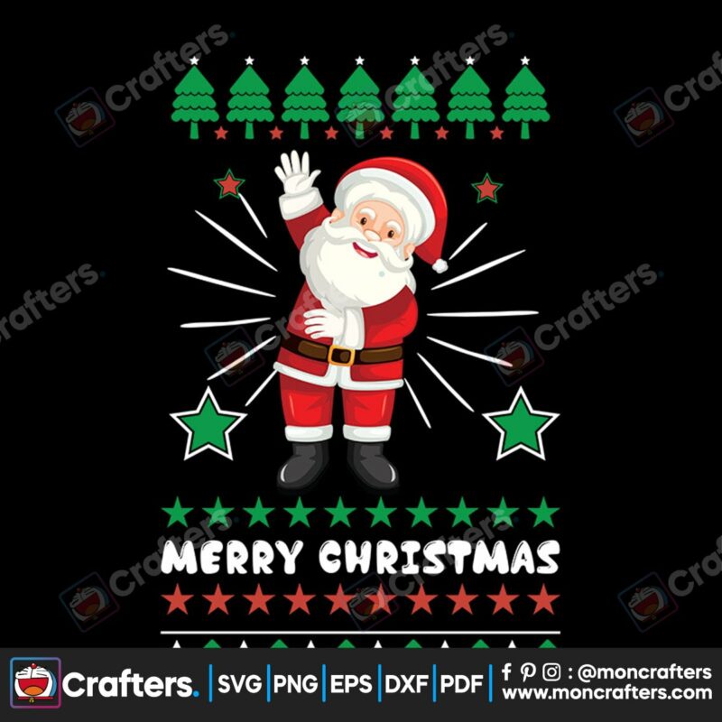 merry-christmas-and-santa-claus-svg-christmas-svg-merry-christmas-svg
