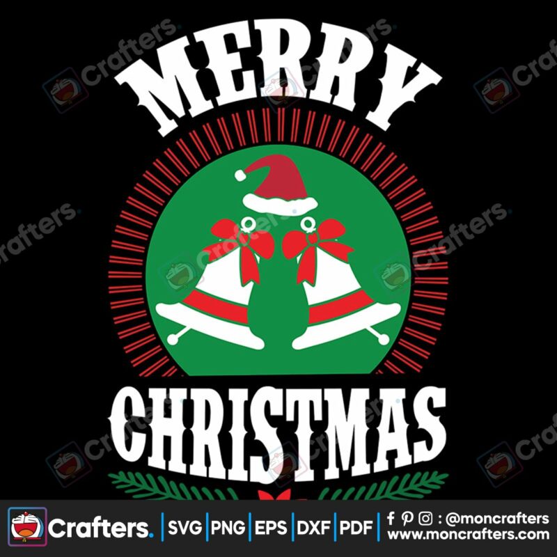 merry-christmas-bells-and-mistletoe-svg-christmas-svg-merry-christmas-svg