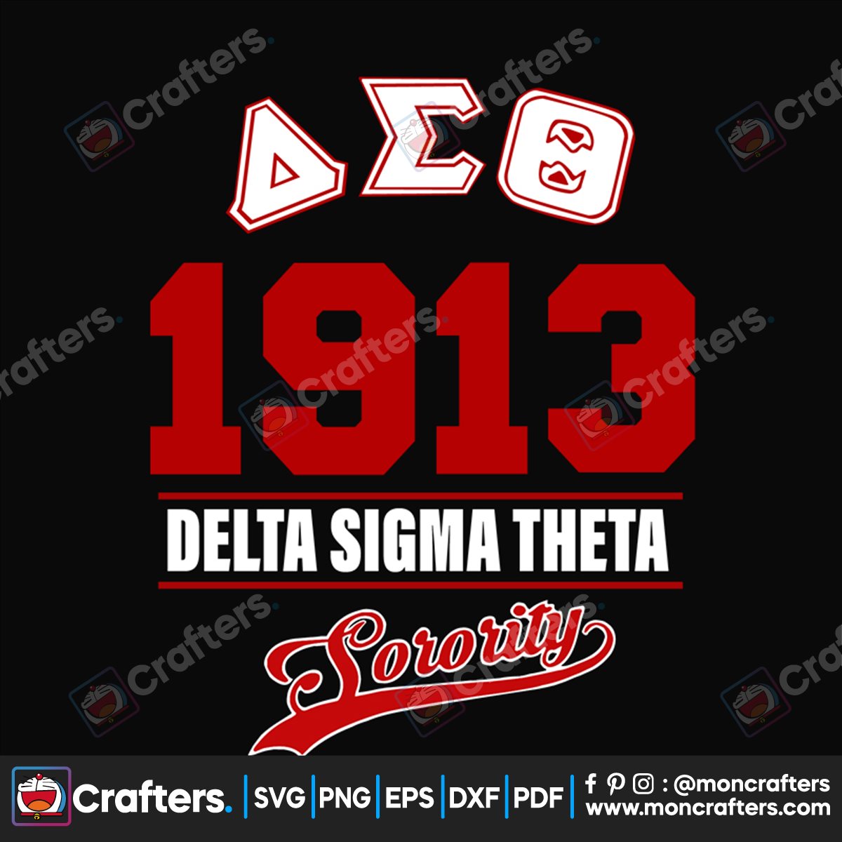 Delta sigma theta sorority Svg Instant Download Instant Download