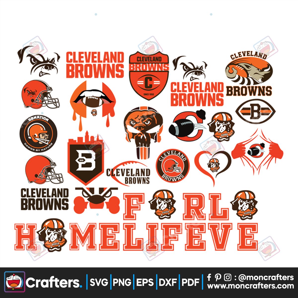 Cleveland Browns Logo Team Svg Instant Download Instant Download