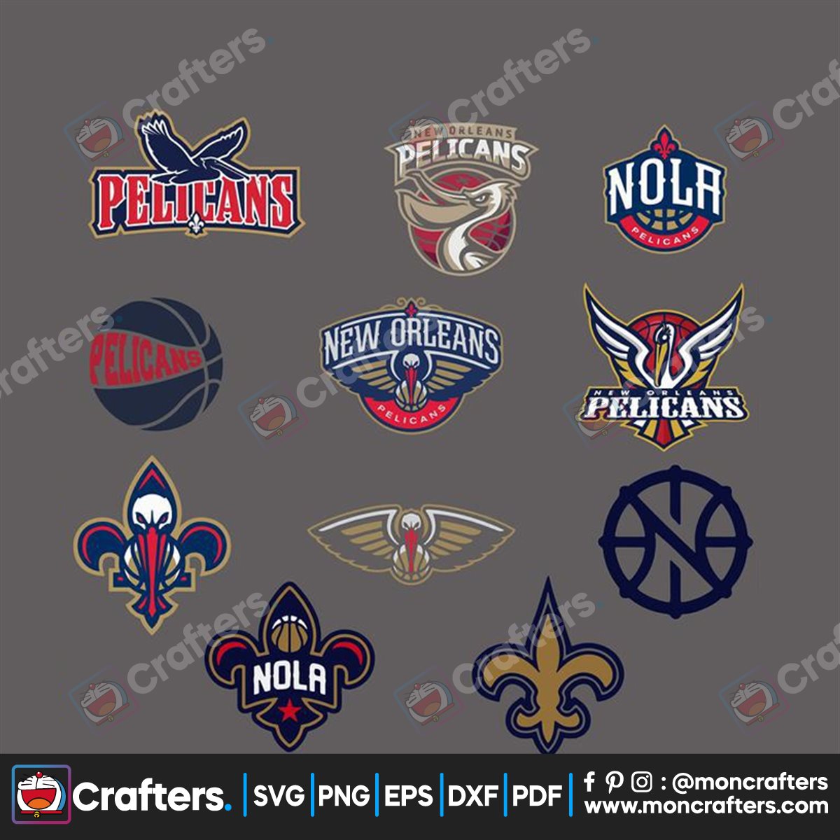 New Orleans Pelicans Logo Team Svg Instant Download