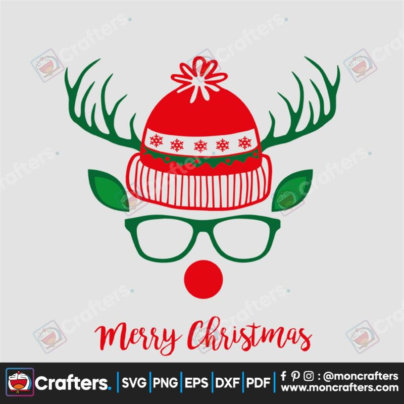 reindeer-face-santa-hat-svg-christmas-svg-reindeer-face-svg