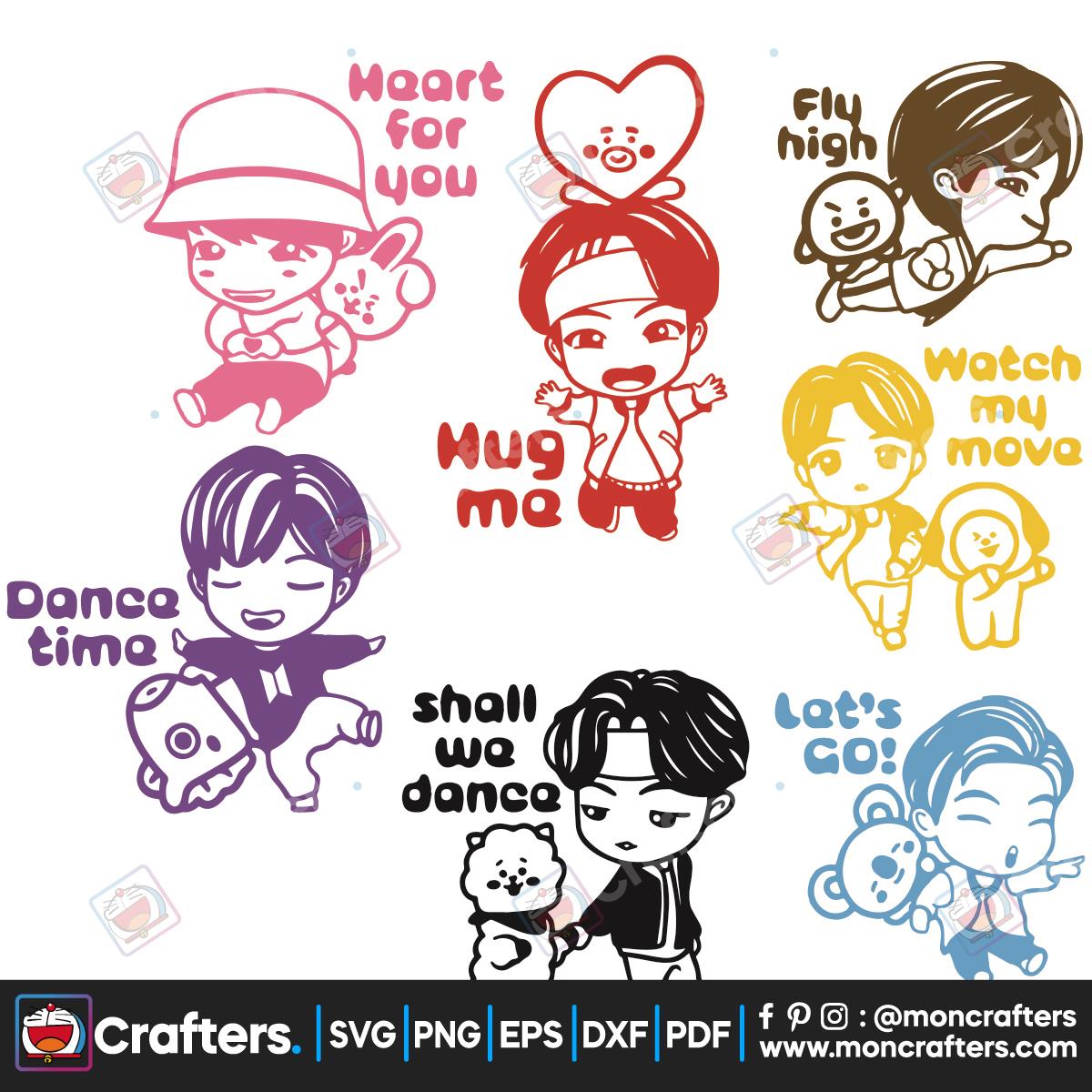 BTS Svg Instant Download Instant Download