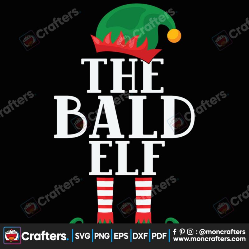 the-bald-elf-svg-christmas-svg-elf-bald-svg-elf-svg-merry-christmas-svg-bald-svg