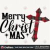 Merry Christmas Cross Svg, Christmas Svg, Cross Svg, Merry Christmas svg