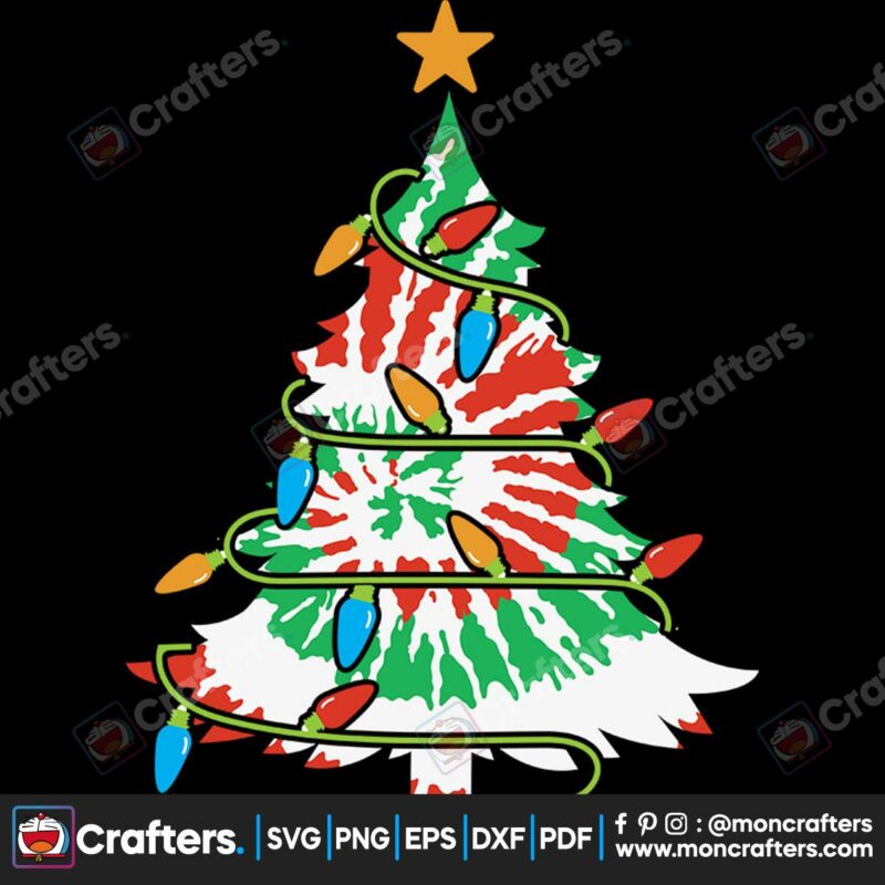 christmas-tree-tie-dye-light-svg-christmas-svg-tie-dye-light-tree-svg
