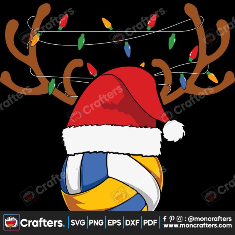 christmas-voleyball-santa-hat-svg-christmas-svg-voleyball-svg