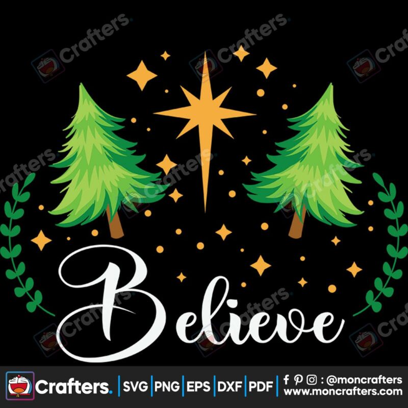 believe-pine-tree-svg-christmas-svg-christmas-believe-svg-pine-tree-svg