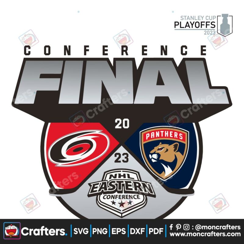 carolina-hurricanes-vs-florida-panthers-2023-nhl-eastern-conference-final-svg
