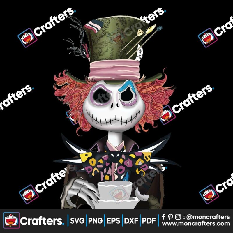nightmare-before-christmas-jack-skeleton-mad-hatter-ready-to-press-heat-transfer-sublimation-image-tea-party