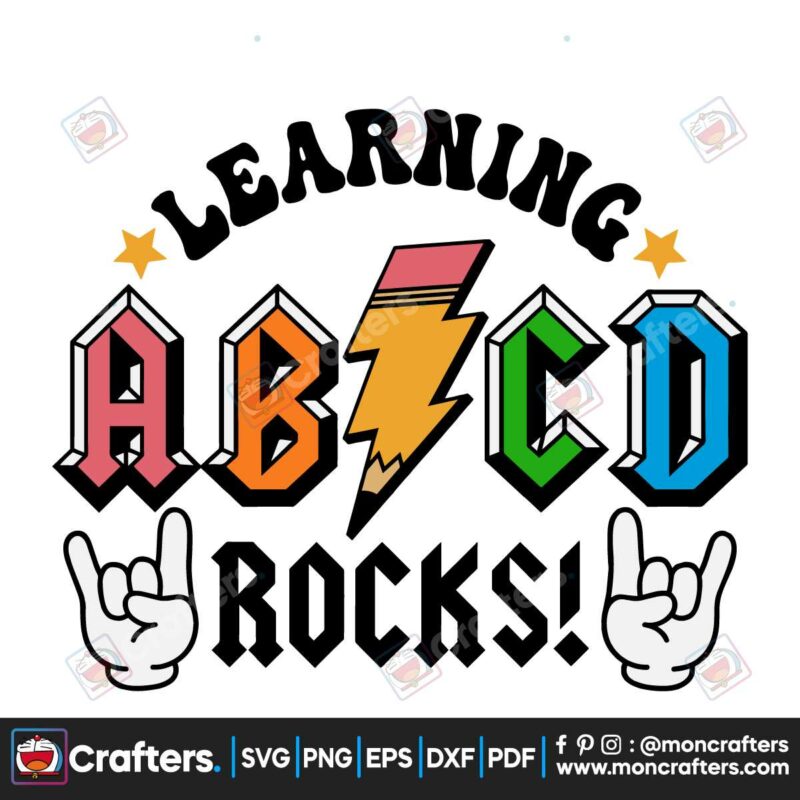 abcd-learning-rocks-svg-back-to-school-svg-cutting-digital-file