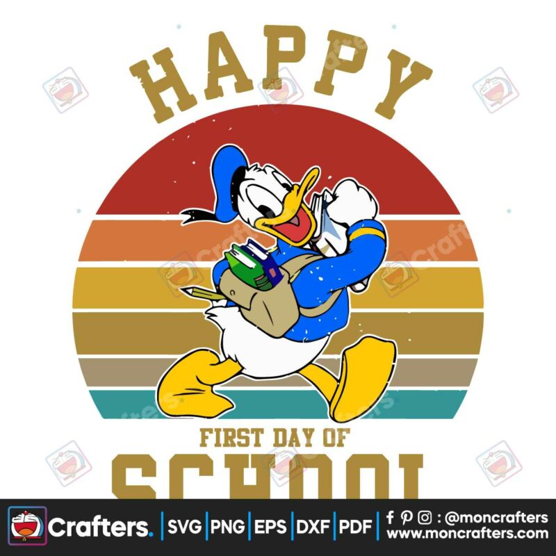 disney-donald-duck-happy-first-day-of-school-svg-cricut-file
