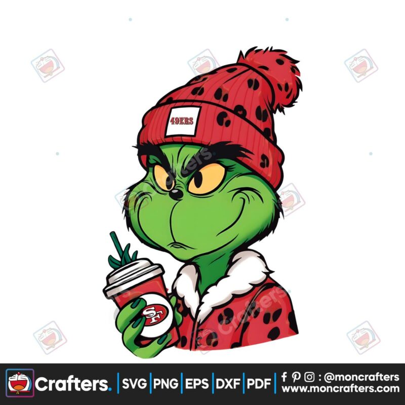grinch-boujee-san-francisco-49ers-png