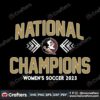 fsu-womens-soccer-2023-natitonal-champion-svg
