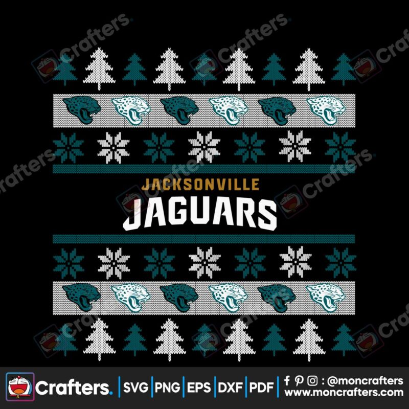 jacksonville-jaguars-logo-ugly-christmas-sweater-svg
