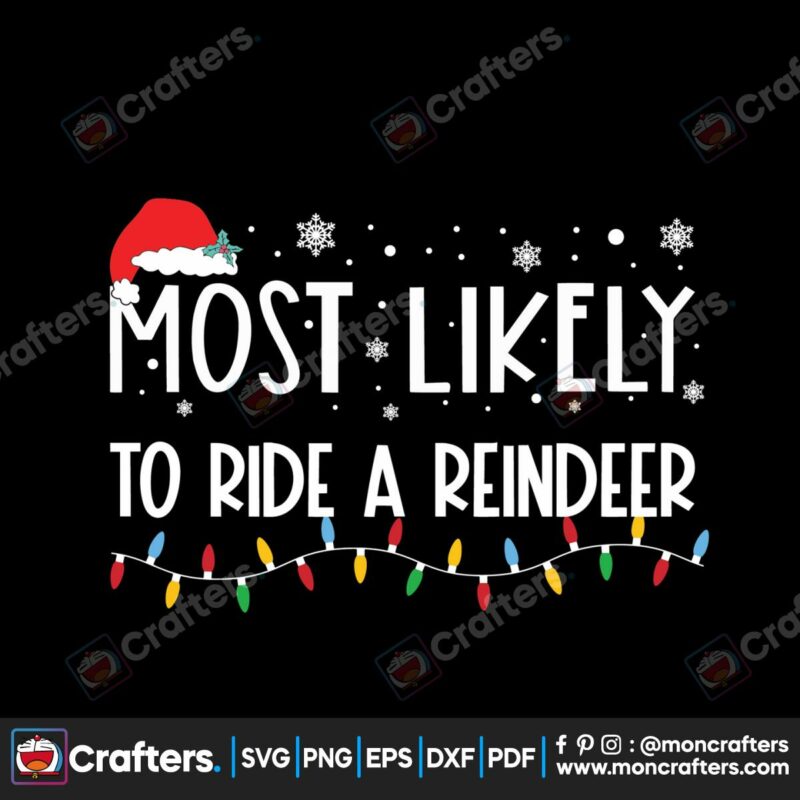 most-likely-to-ride-a-reindeer-svg
