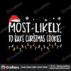 most-likely-to-bake-christmas-cookies-svg