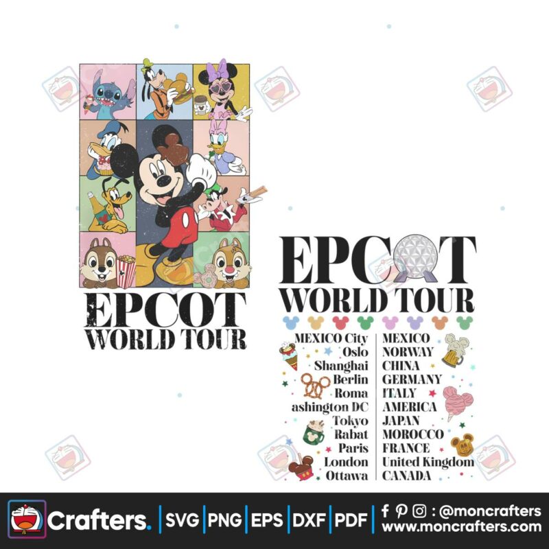 vintage-mickey-and-friend-epcot-world-tour-png