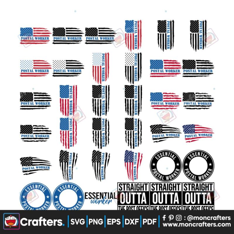 bundle-postal-worker-svg-postal-svg-post-office-svg-essential-worker-svg