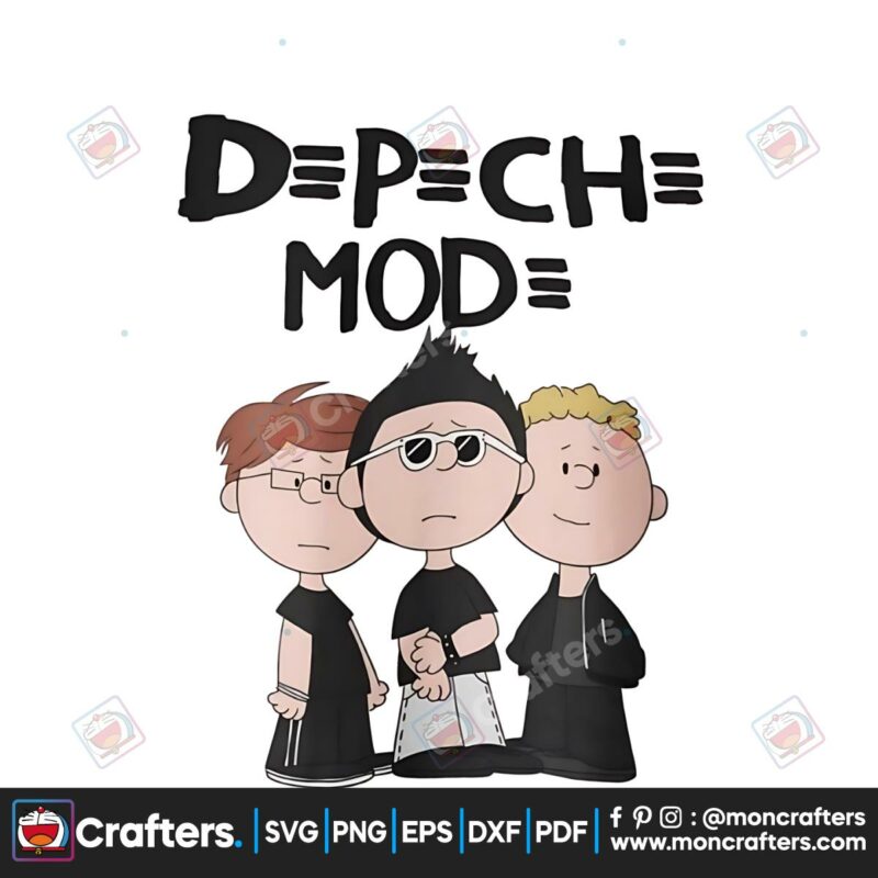 vintage-style-depeche-mode-band-png-silhouette-download