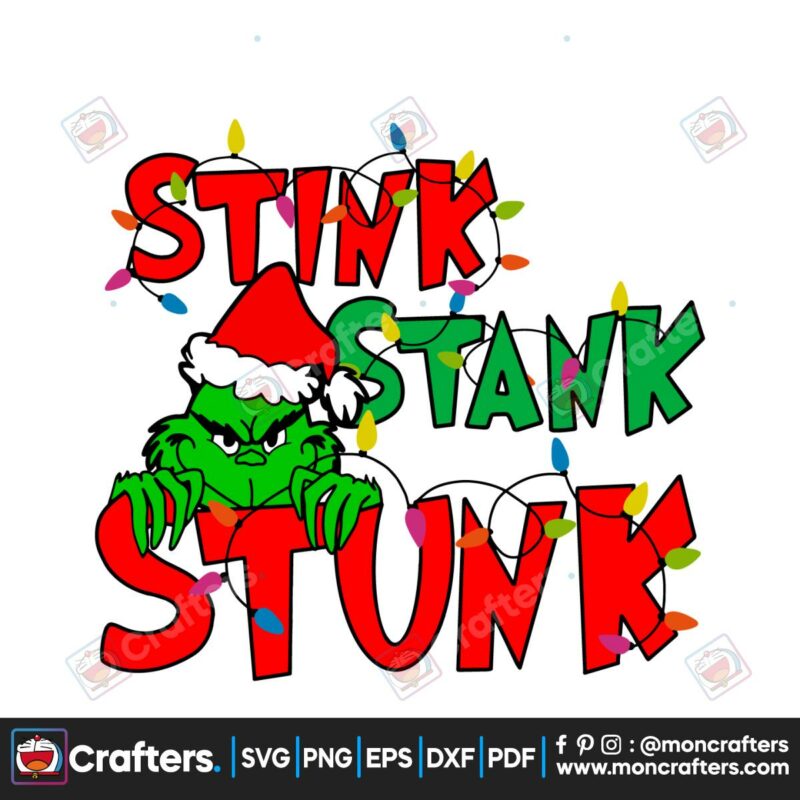 stink-stank-stunk-grinch-xmas-lights-svg