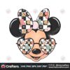 disney-funny-floral-bow-cute-minnie-mouse-with-glasses-png