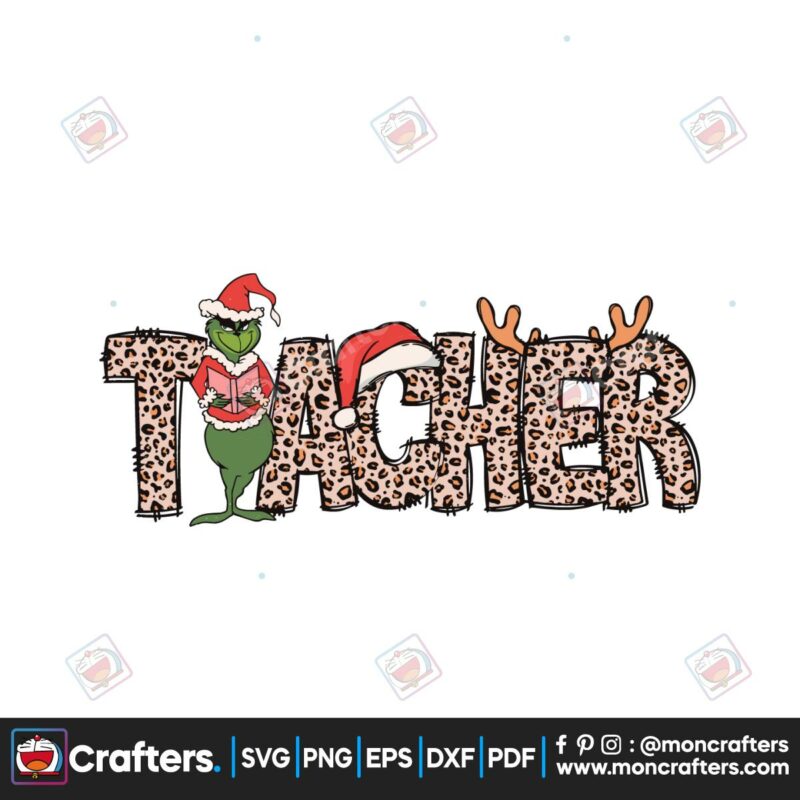 leopard-grinch-teacher-christmas-svg