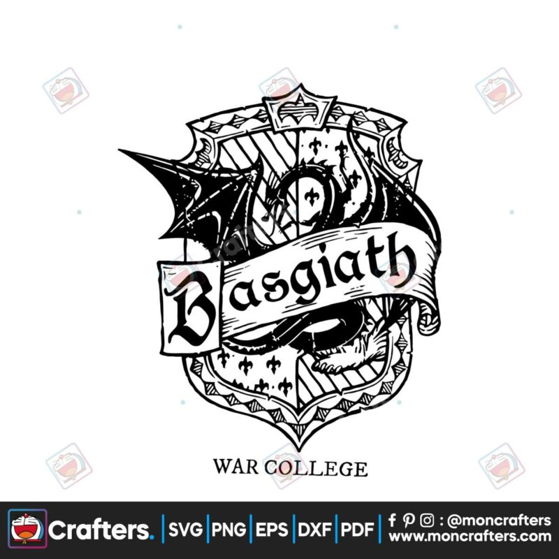 retro-basgiath-war-college-fourth-wing-svg-cutting-digital-file