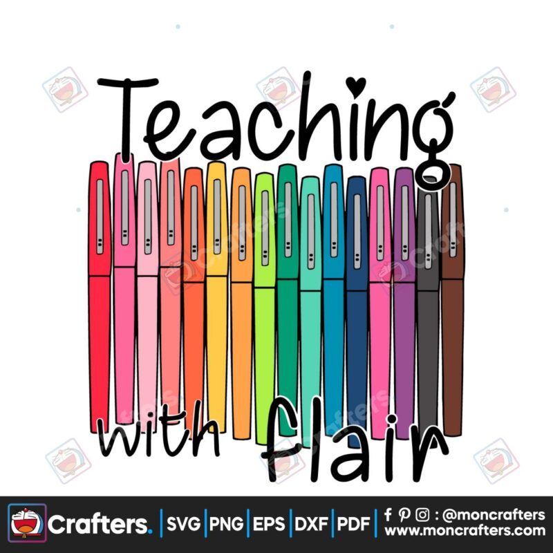 teaching-with-flair-svg-teacher-gift-svg-digital-cricut-file